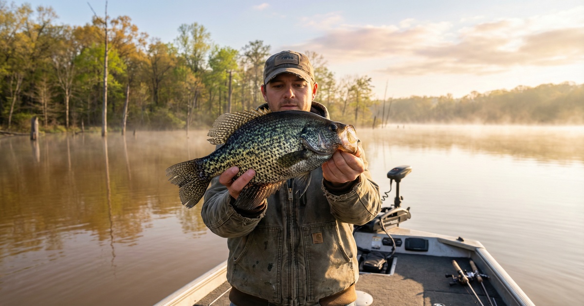 Spring Crappie Run 2026: Peak Timing by State from Alabama to Wisconsin